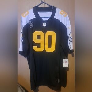 NFL Black and Gold Jersey with Number 90